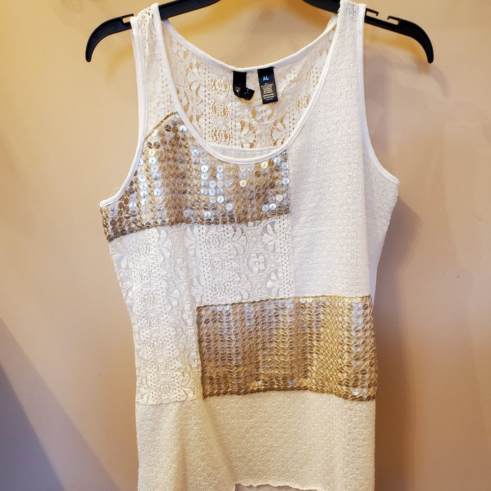 BKE Boutique Cream Tank